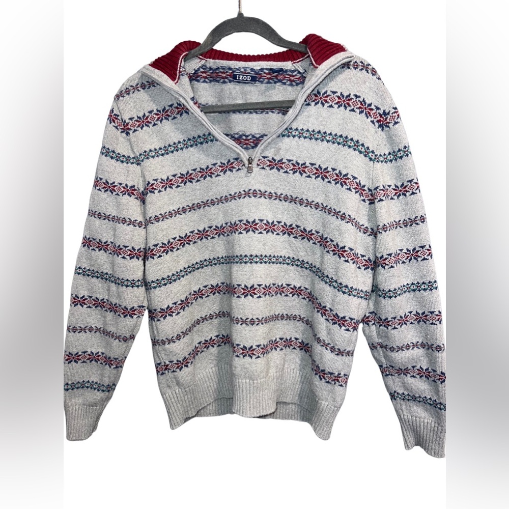 Vintage IZOD pull over sweater. Size Men’s large. 100% cotton